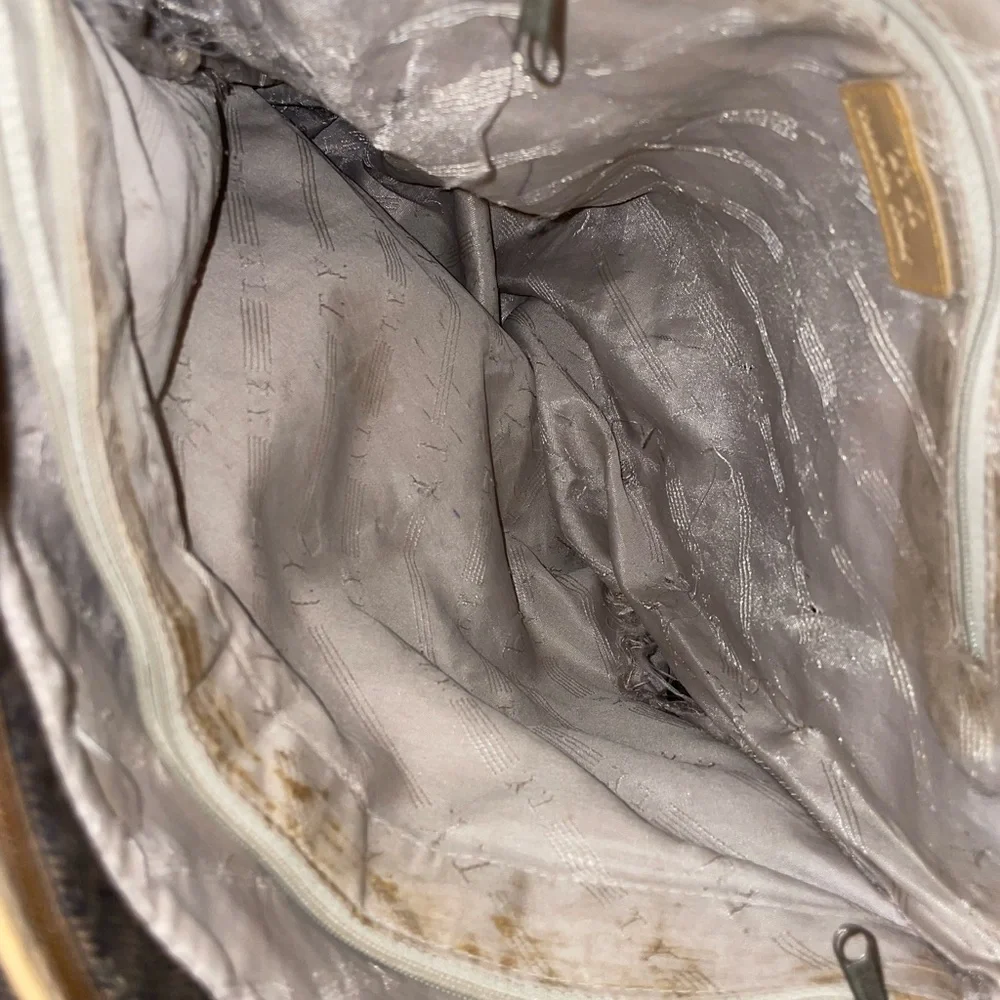 Elegant Tropea Italy Brown Patterned Shoulder Bag - Picture 9 of 11